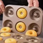 Non Stick 6 Cavity Doughnut Muffin Tray Style 2