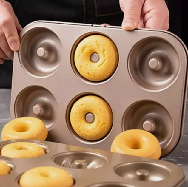 Non Stick 6 Cavity Doughnut Muffin Tray Style 2