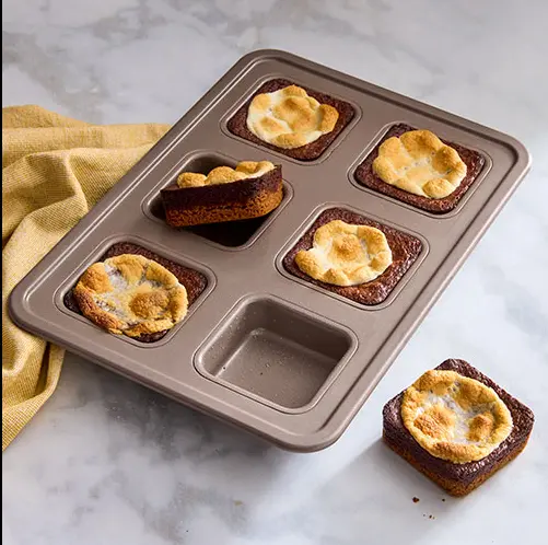 6 Cavity Brownie Muffin Tray