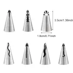 7 pcs Frill Icing Piping Nozzle set