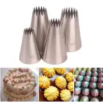 Russian Nozzles Open Star Tips Set of 4 Pcs