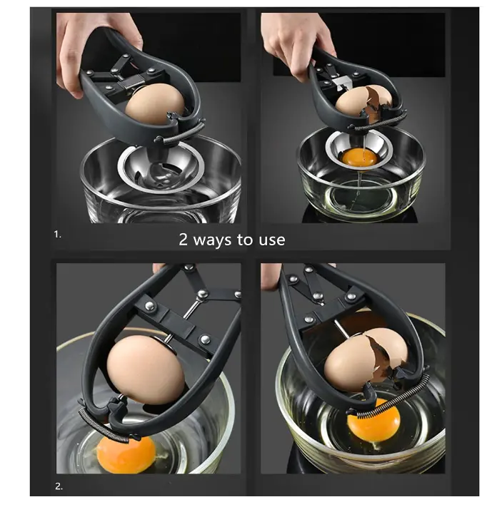 Egg Cracker Egg Separator Tool