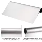Stainless steel Large curling dough Bench scrapper