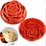 Rose shape Non-Stick Flexible Cake Mould