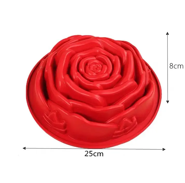 Rose shape Non-Stick Flexible Cake Mould