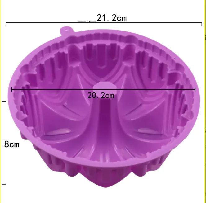 Crown shape Non-Stick Flexible Cake Mould