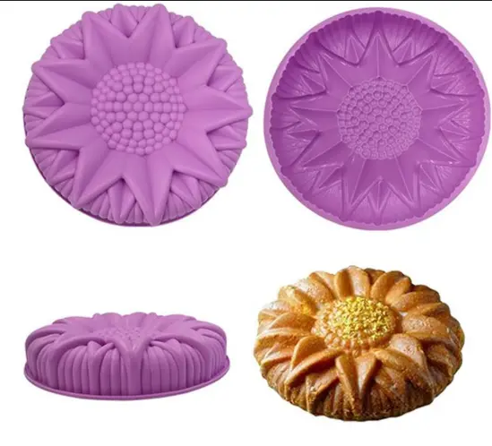 Sunflower shape Non-Stick Flexible Cake Mould