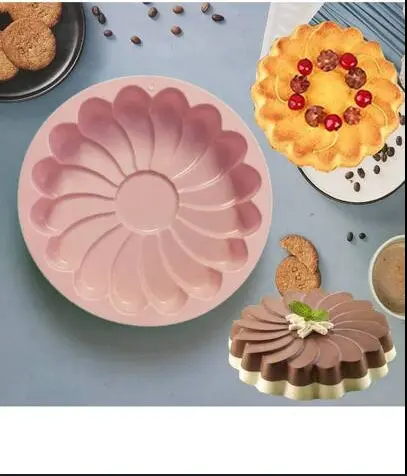 Sunflower shaped Silicone Mould for mousse,baking,desserts etc
