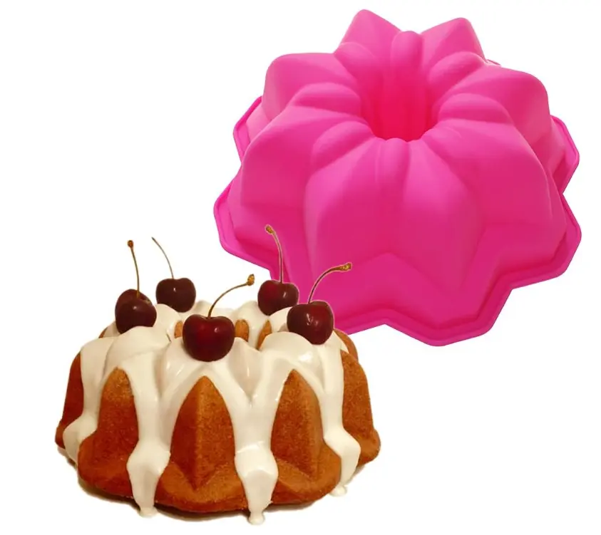 Flower shape Non-Stick Flexible Cake Mould