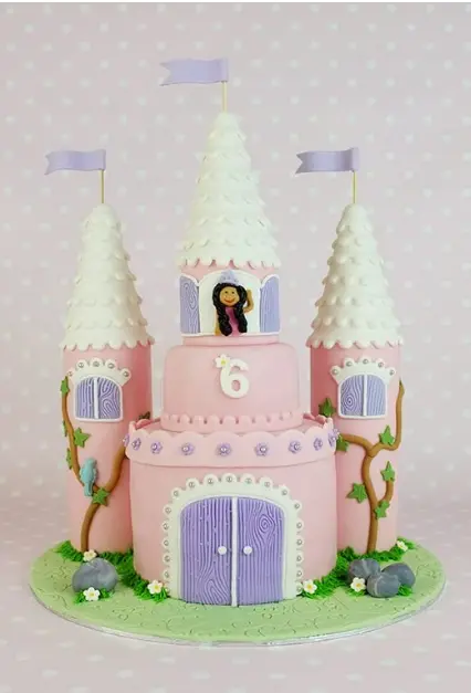 Castle Pillar Foam Square Cake Dummy ( Height 10 cm diameter 3.5 cm)