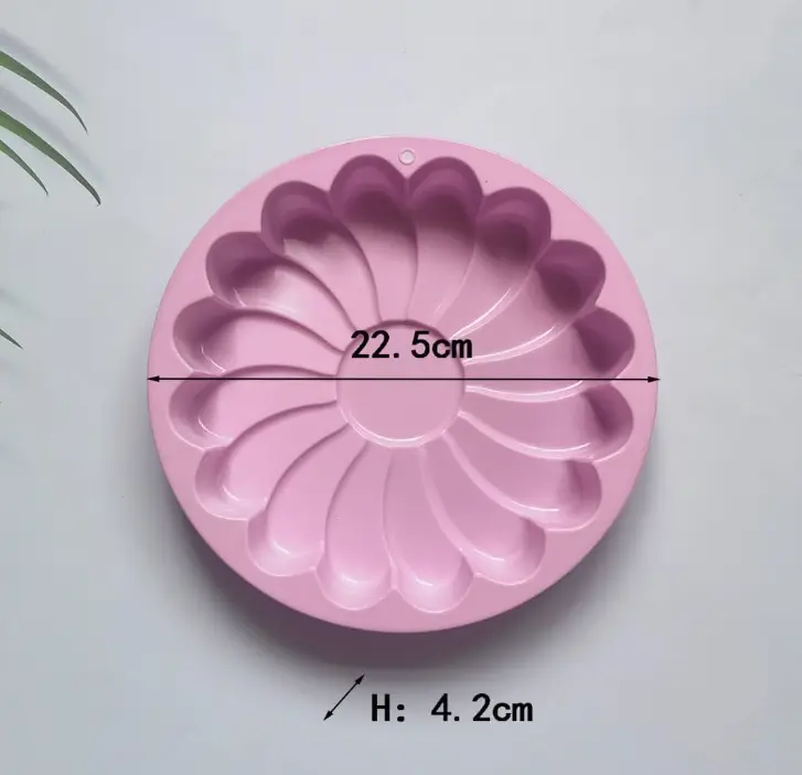 Sunflower shaped Silicone Mould for mousse,baking,desserts etc