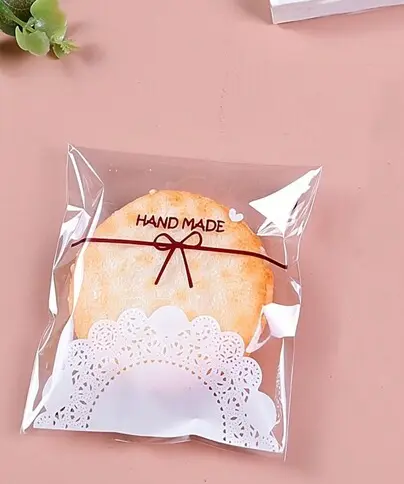 Handmade lace 100pcs Cookie Candy Sleeve Size Large