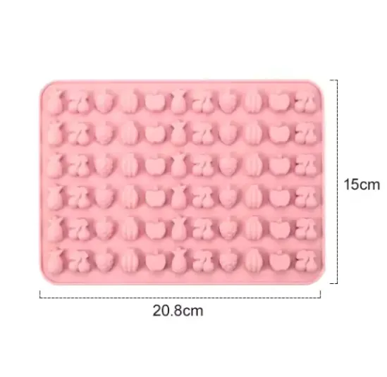 66 cavity Mini Fruits Silicone Mould Style 2