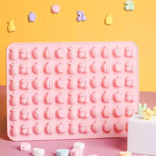 66 cavity Mini Fruits Silicone Mould Style 2