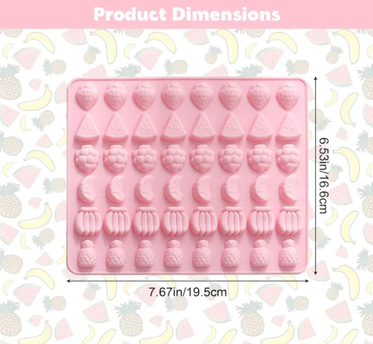 48 cavity Mini Fruits Silicone Mould Style 3