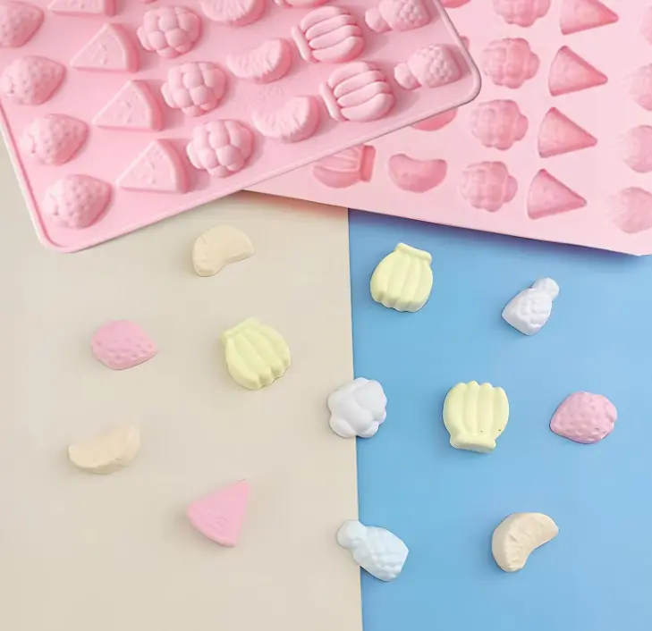 48 cavity Mini Fruits Silicone Mould Style 3
