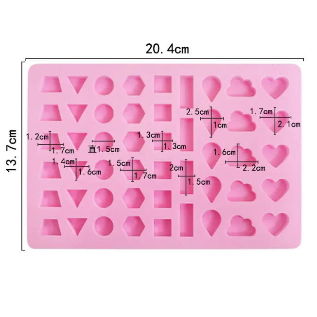 Basic Geometric shape theme Silicone Mould