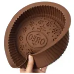 Oreo Biscuit shape theme Silicone Mould