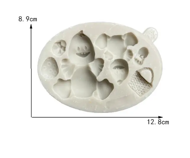 Bunny Rabbit Basket egg theme Silicone Mould