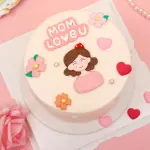 1 pcs Mom Love you theme cake topper Style 3