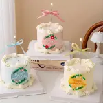 1 pcs Happy Mothers day decorated Round cake topper