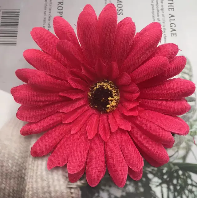 1 pcs Red Large Daisy artificial flower cake topper