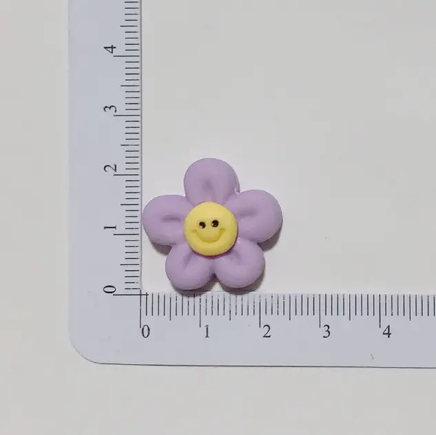 3 pcs Daisy Purple flower cake topper