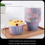 Gradient Colour Aluminum Foil Baking Cups / Muffin Cups (50 pieces) Style 2