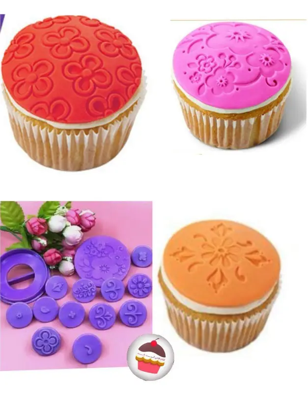 Cake Decor 14pcs Cupcake Decorating Set Cookie Plastic Fondant Cutter Gumpaste Cutter