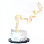 LED Light Ribbon Cake Topper