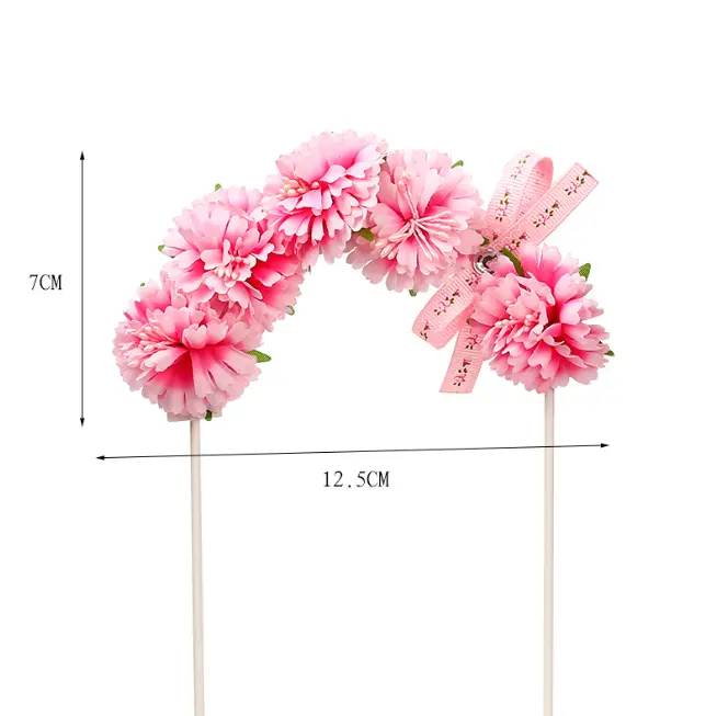 1 pcs Large Flower Garland flower cake topper
