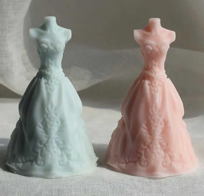 3D Wedding Dress Silicone Mould style 6