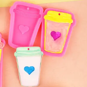 2 cavity Coffee Mug Silicone mould