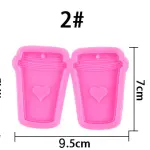 2 cavity Coffee Mug Silicone mould