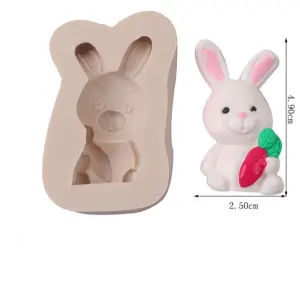 Rabbit silicone mould Style 2