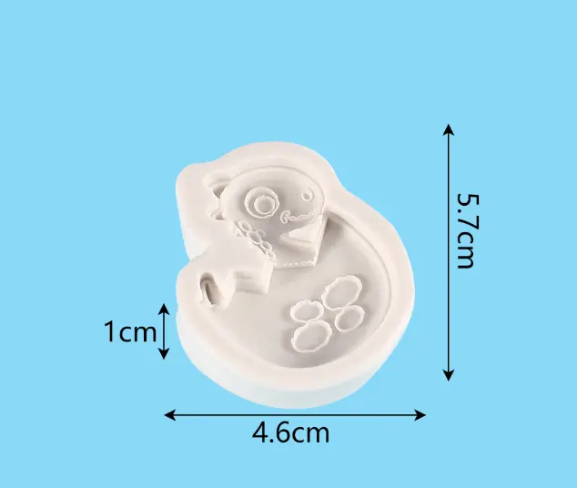 Cute Dinosaur silicone mould style 7