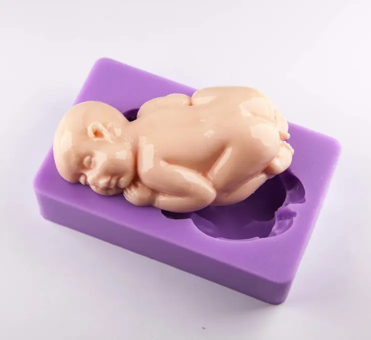 Large Sleeping Baby Mould