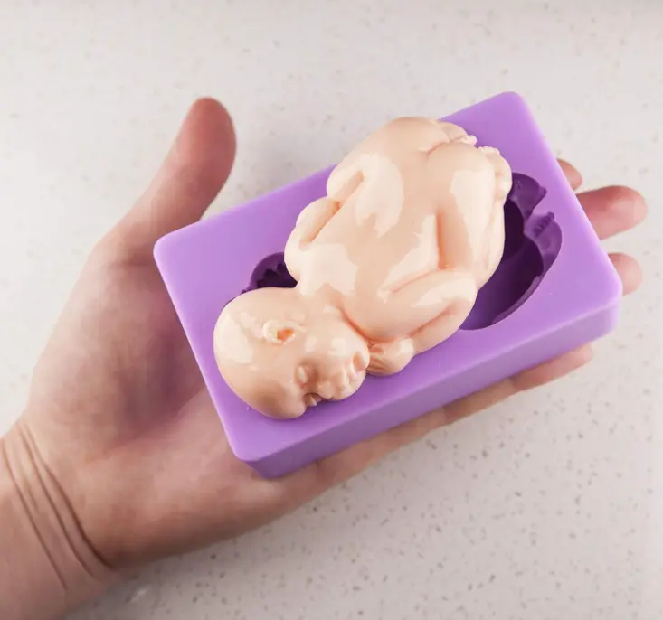 Large Sleeping Baby Mould