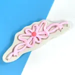 Ribbon bow Flower theme Decorative Silicone Mould