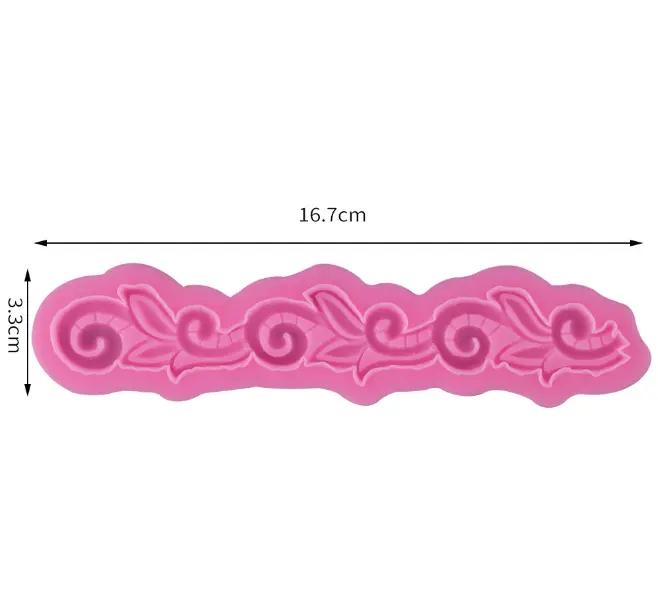 Baroque Scroll Relief Border mould