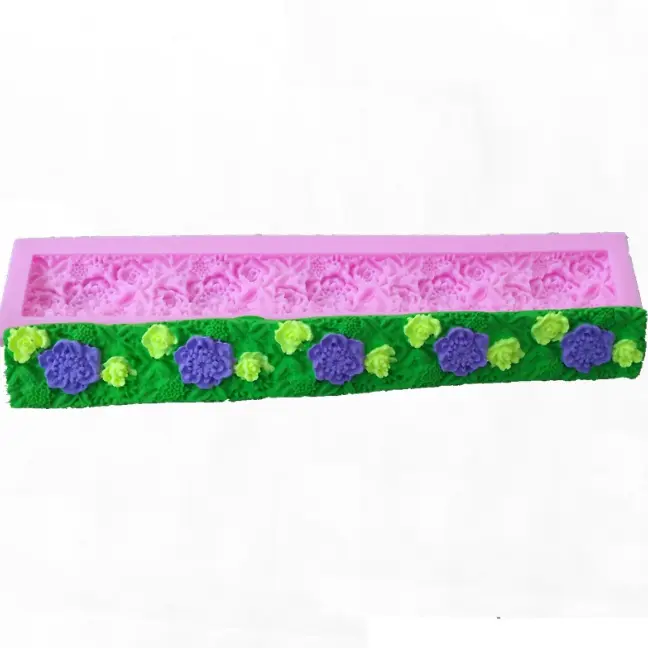 Flower Scroll Relief Border mould