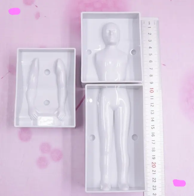 1 Set 3D Human Body Fondant Cake Decorating Tool Handmade Craft Clay Dolls mould set