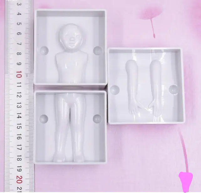 1 Set 3D Human Body Fondant Cake Decorating Tool Handmade Craft Clay Dolls mould set
