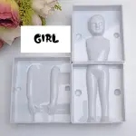 1 Set 3D Human Body Fondant Cake Decorating Tool Handmade Craft Clay Dolls mould set