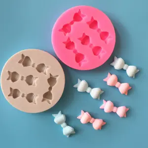 Detailed Realistic Bow Knot silicone mould