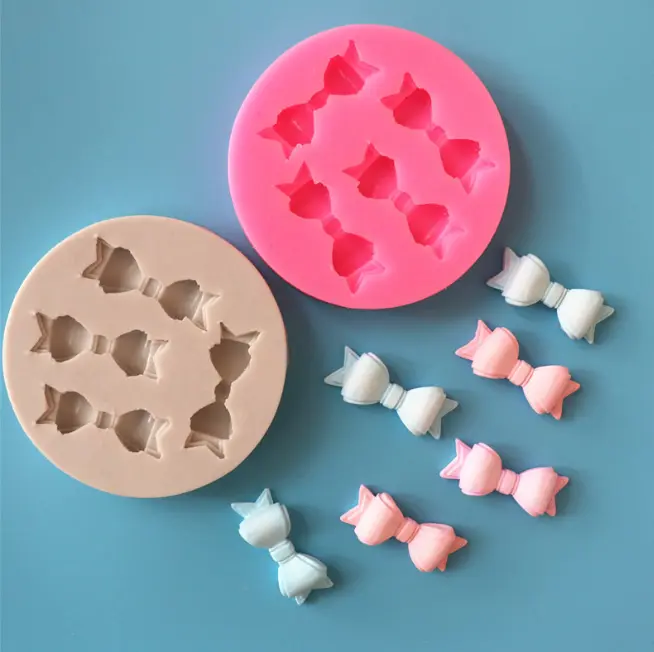 Detailed Realistic Bow Knot silicone mould