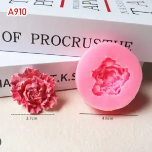 3d Peony Flower Silicone Mould