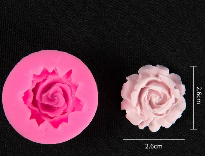 3D Rose flower silicone mould