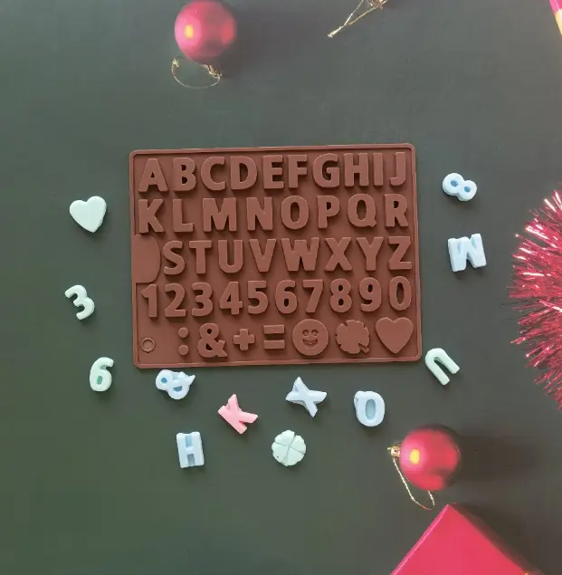 Alphabet Upper case Silicone Mould Style 3