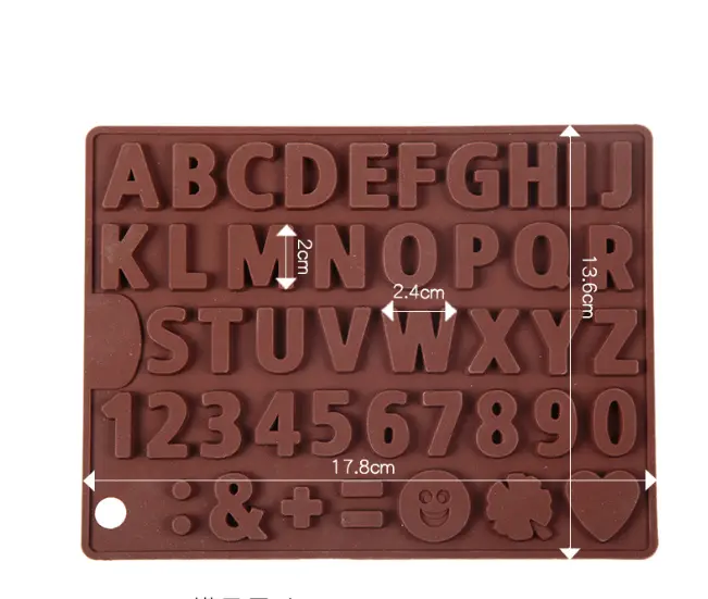 Alphabet Upper case Silicone Mould Style 3